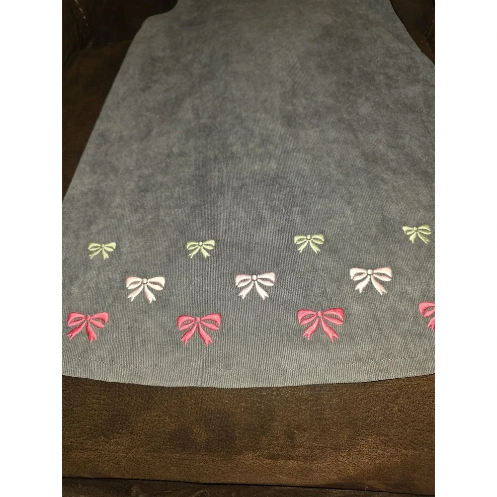 Gymboree classroom kitty Grey corduroy dress back to school size 6